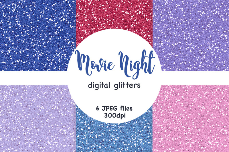 glitter-digital-ornament-blue-glitter-paper