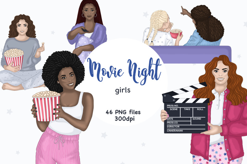 movie-night-girl-clipart-best-friends-clipart