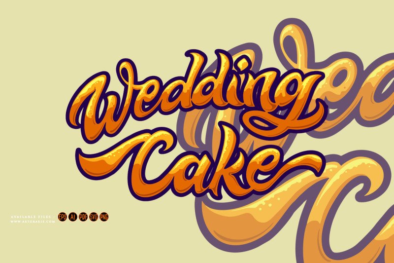 wedding-cake-classic-hand-lettering-text-illustrations