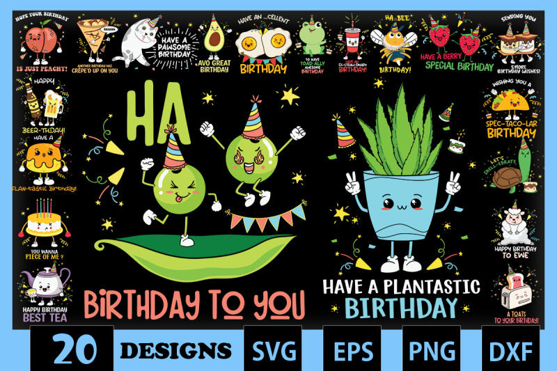 birthday-puns-svg-bundle-20-designs