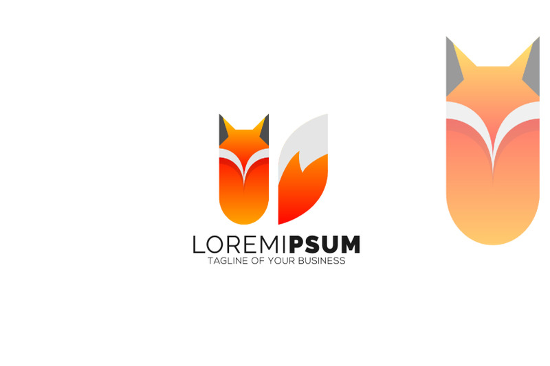foxes-design-illustration-logo-colorful
