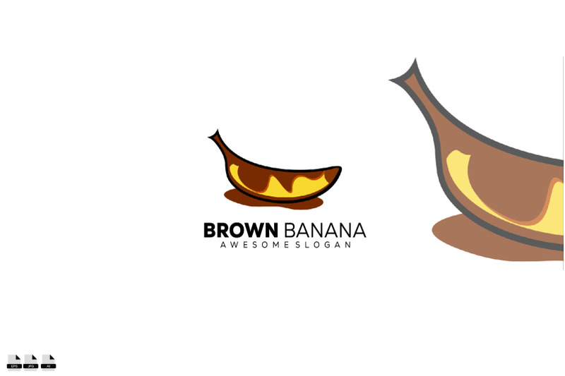 brown-banana-fruit-illustration-design-template