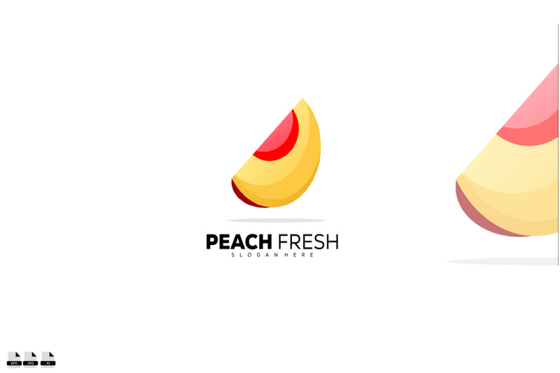 peach-fruit-fresh-design-template-illustration-icon