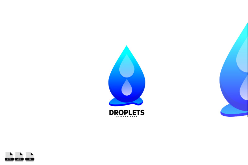 water-drop-design-illustration-logo-design-color