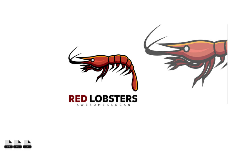 red-lobster-design-vector-logo-colorful