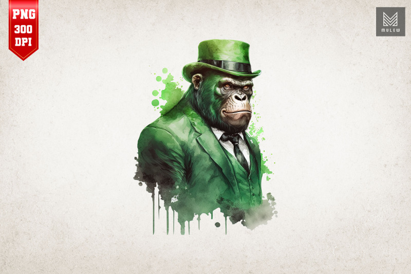 gangster-gorilla-st-patrick-039-s-day