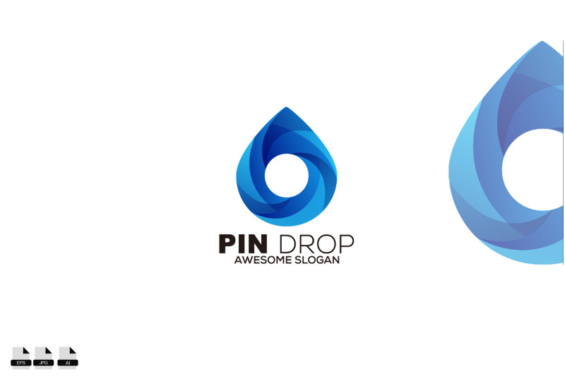 water-drop-with-pin-location-design-logo-gradient-color