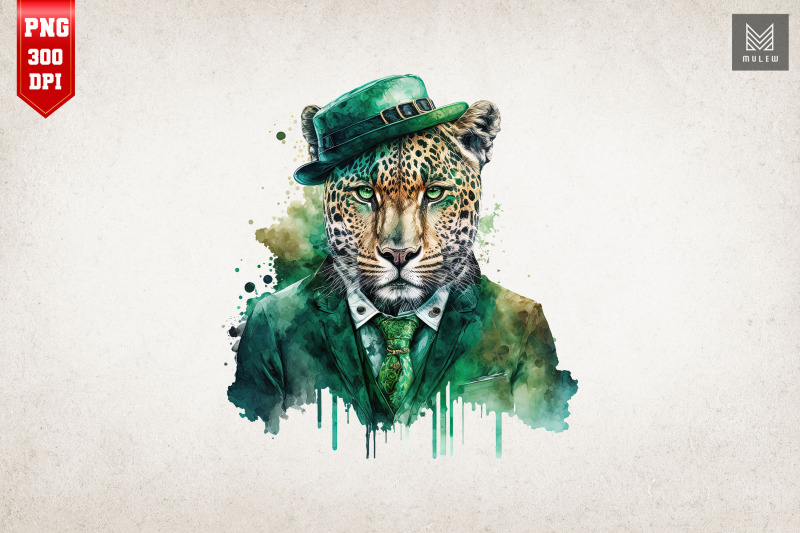 gangster-leopard-st-patrick-039-s-day