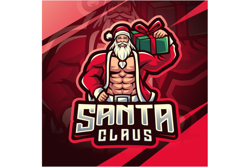 santa-claus-nbsp-esport-mascot-logo