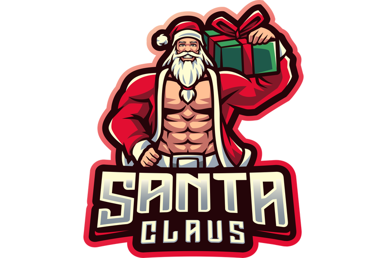 santa-claus-nbsp-esport-mascot-logo