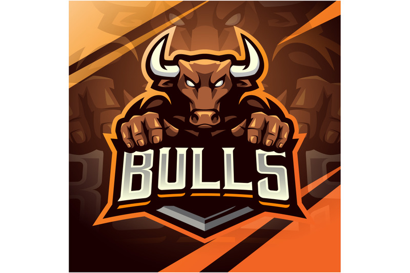 bulls-nbsp-esport-mascot-logo-design