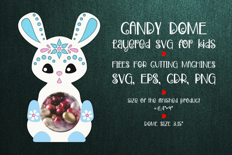 easter-bunny-candy-dome-paper-craft-template