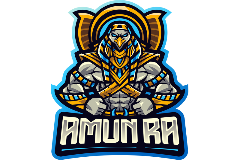 amun-ra-esport-mascot-logo-design