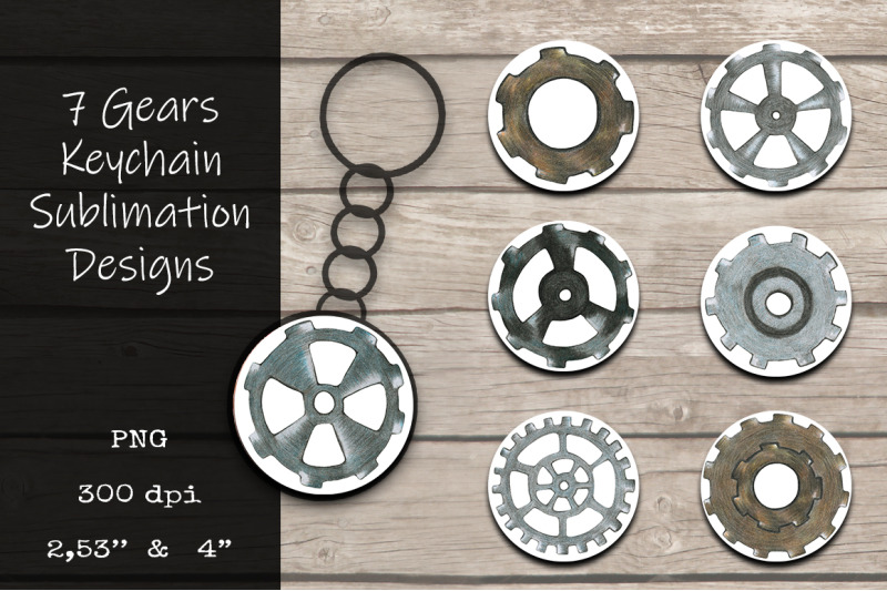 steampunk-gears-keychain-sublimation-png-designs