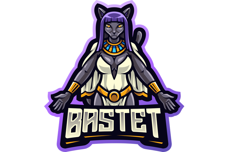 bastet-esport-mascot-logo-design