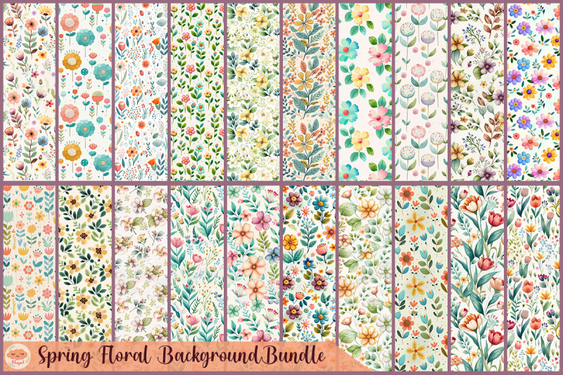 spring-floral-background-bundle