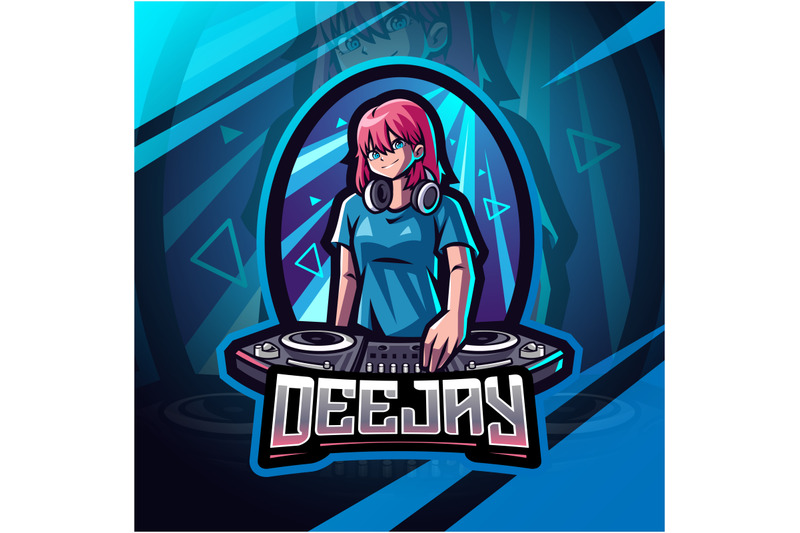 deejay-esport-mascot-logo-design