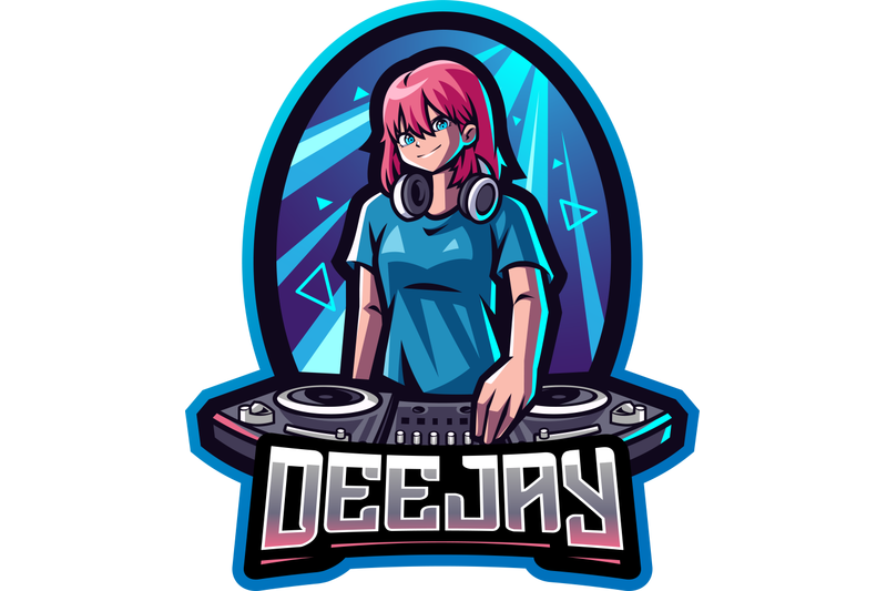 deejay-esport-mascot-logo-design