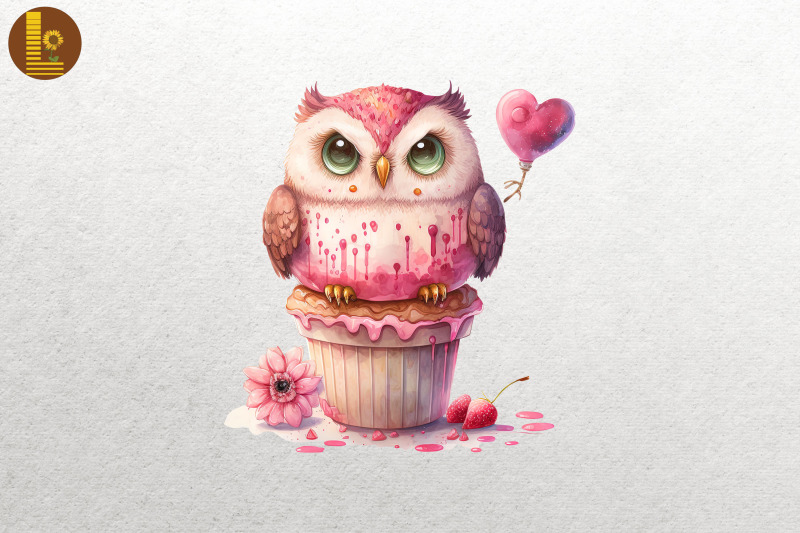 cute-baby-owl-loves-cupcake-valentine-4