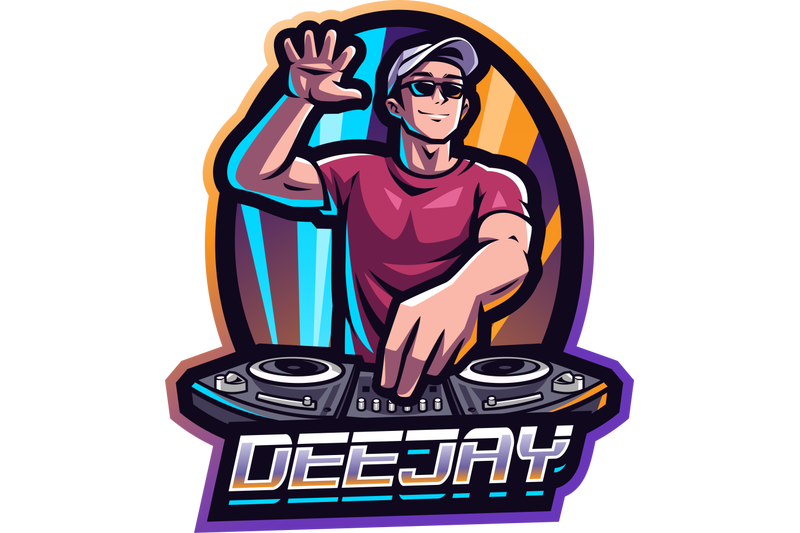 deejay-esport-mascot-logo-design