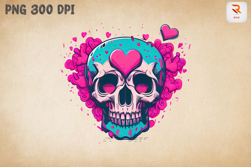 skull-amp-hearts-happy-valentine-039-s-day