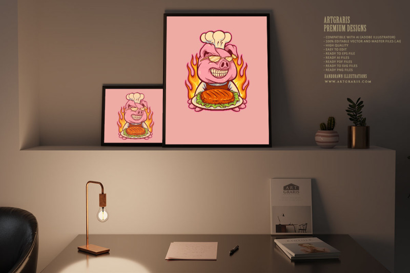 chef-pig-meat-bbq-mascot-illustration