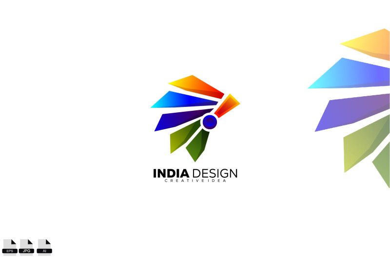 hat-apache-logo-colorful-design-template