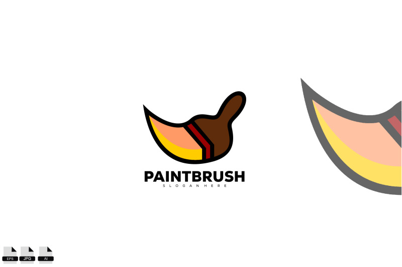 paint-brush-art-logo-design-template-icon