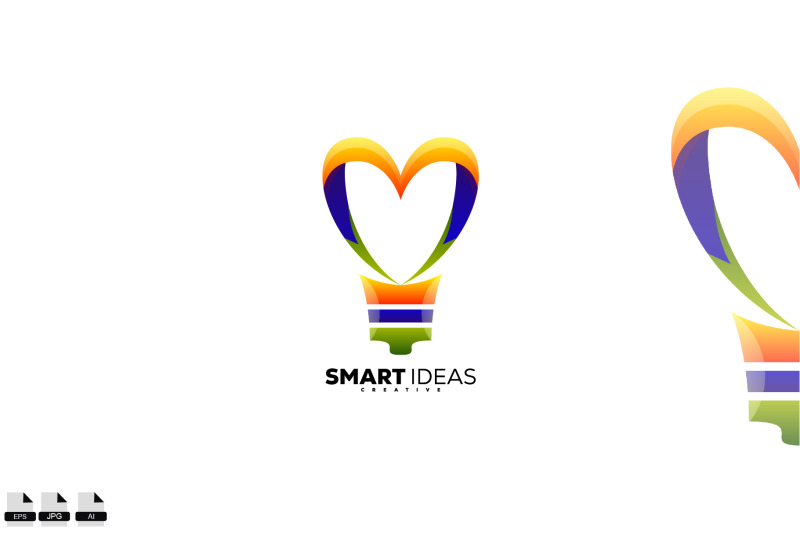 heart-bulb-design-illustration-logo-icon-template