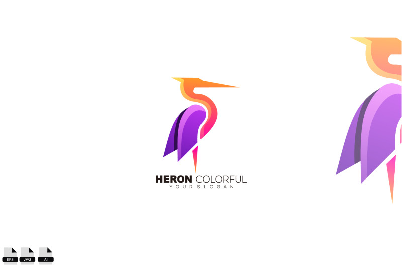 heron-bird-logo-design-colorful-style-for-icon