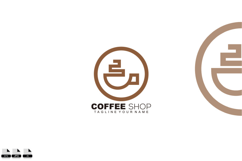 coffee-shop-design-icon-logo-style-line-art-color