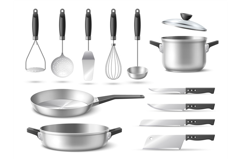 realistic-utensil-metal-kitchenware-cooking-tools-pots-and-frying-p