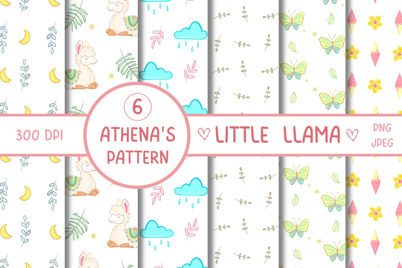 valentine-039-s-little-llama-pattern