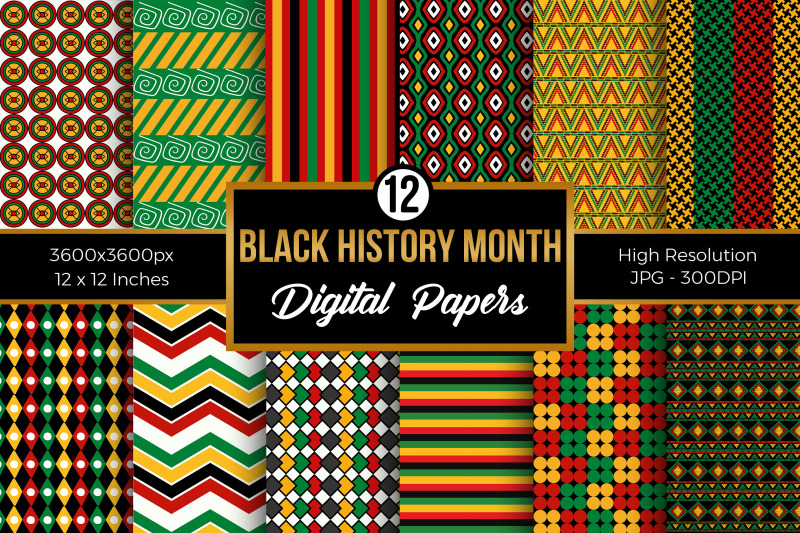 black-history-month-digital-papers