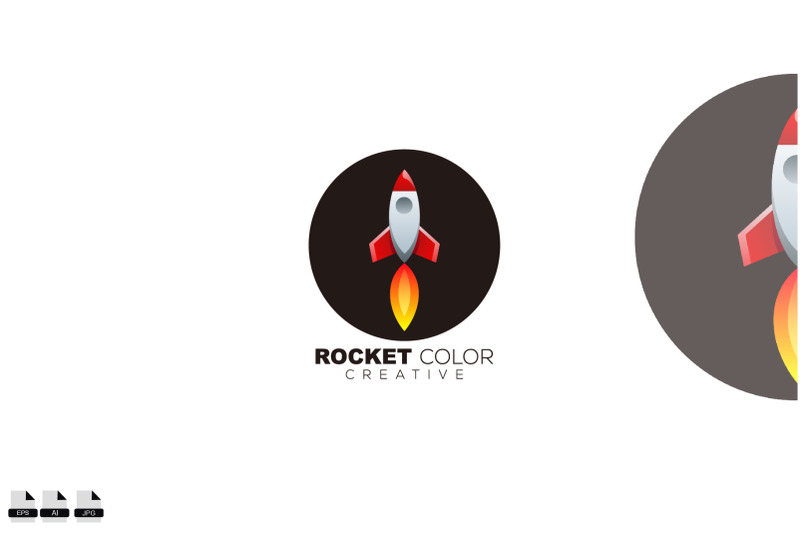 rocket-icon-logo-design-template