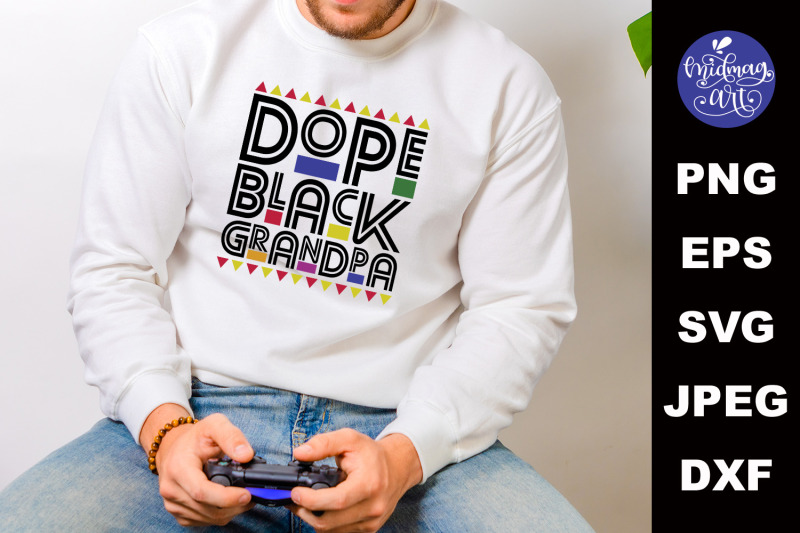 dope-black-grandpa-svg-melanin-cut-file