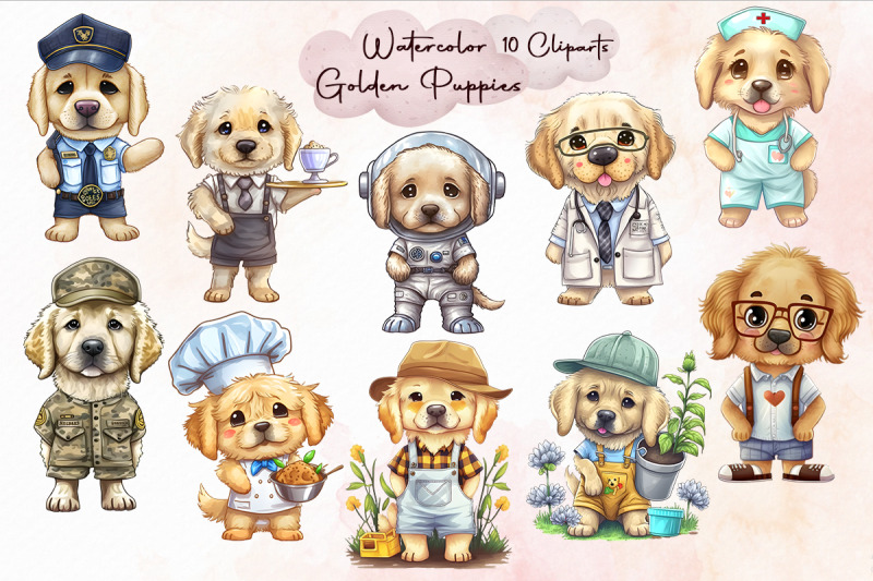 cute-golden-puppies-bundle