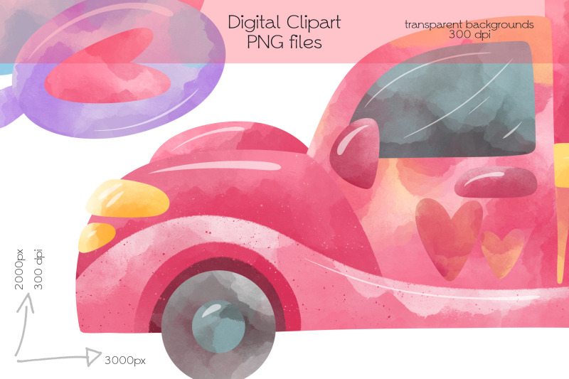 valentine-vehicles-clipart-png-files