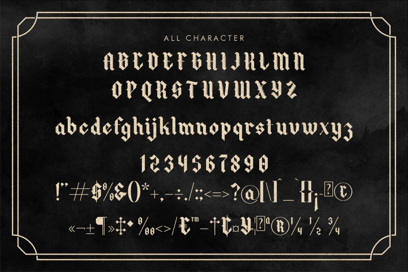 blacking-typeface