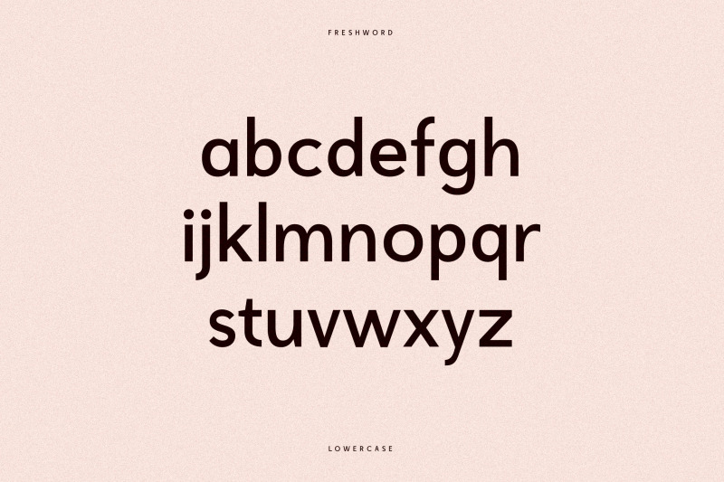 freshwost-typeface