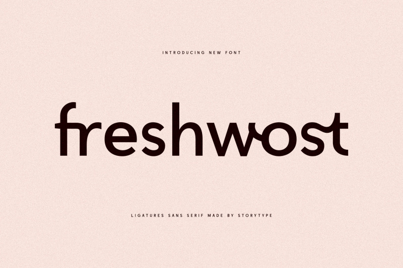 freshwost-typeface