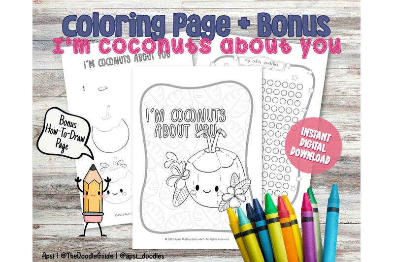 Im Coconuts About You By Apsi TheHungryJPEG