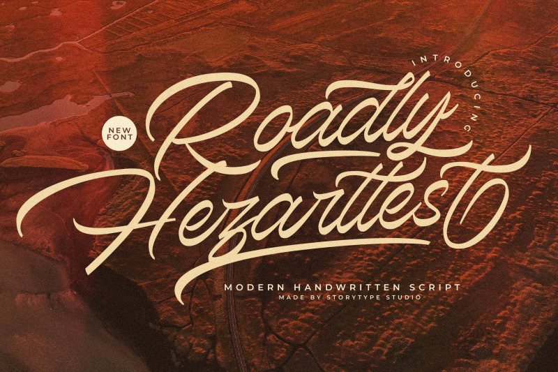 roadly-hezarttest-modern-handwritten-script