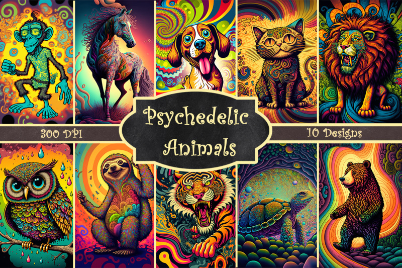 psychedelic-animals-design-bundle