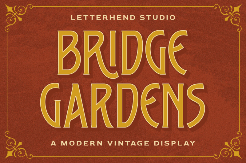 bridge-garden-modern-vintage-display