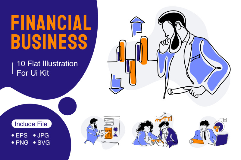 financial-business-flat-illustration