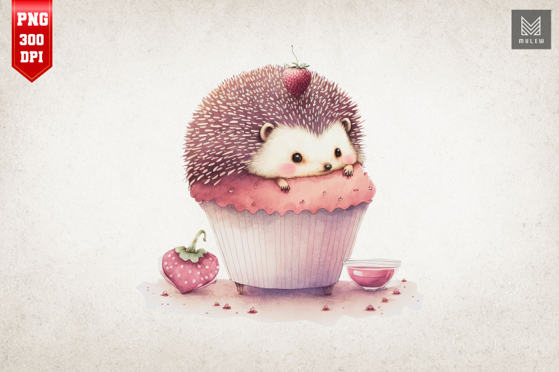 cute-hedgehog-loves-cupcake-valentine-4