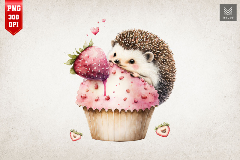 cute-hedgehog-loves-cupcake-valentine-5