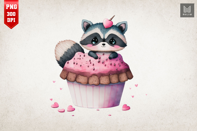 cute-racoon-loves-cupcake-valentine-2