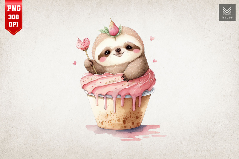 cute-sloth-loves-cupcake-valentine-5